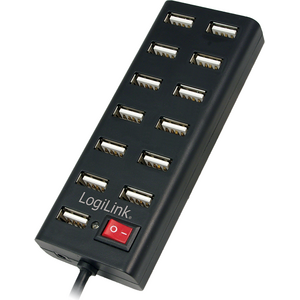 HUB USB LogiLink 13x USB-A 2.0 (UA0126)