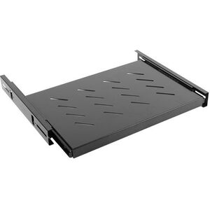 Lanberg Wysuwana półka do szafy 19" 600mm czarna (AK-1006-B)