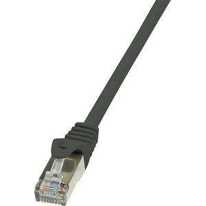 LogiLink Patchcord CAT 6 F/UTP EconLine 0,5m, Czarny (CP2023S)
