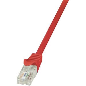 LogiLink Patchcord CAT 6 U/UTP EconLine, 0,5m, czerwony (CP2024U)