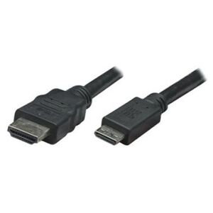 Kabel Manhattan HDMI Mini - HDMI 1.8m czarny (304955)