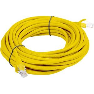Lanberg RJ-45/RJ-45 kat.5e Żółty 15m (PCU5-10CC-1500-Y)