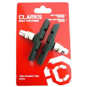  Klocki hamulcowe MTB V-brake czarne 70mm