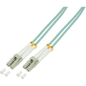 LogiLink Patchcord światłowodowy OM3, 50/125Á, LC-LC, 0.5m (FP3LC00)