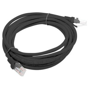 Lanberg Patchcord, Cat5e, nieekranowany, 2m, czarny (PCU5-10CC-0200-BK)