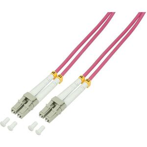 LogiLink Patchcord światłowodowy, OM4, 50/125, LC-LC, 20m (FP4LC20)