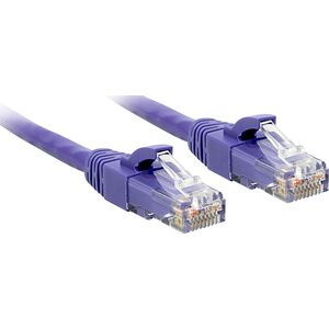 Lindy RJ-45/RJ-45, kat.6, U/UTP, fioletowy, 2m (48123)