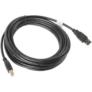 Kabel USB Lanberg USB-A - 5 m Czarny (CA-USBA-10CC-0050-BK)