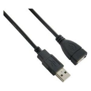 Kabel USB Lanberg USB-A - USB-A 3 m Czarny (CA-USBE-10CC-0030-BK)