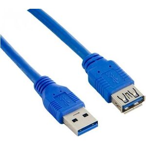 Kabel USB Lanberg USB-A - 1.8 m Niebieski (CA-US3E-10CC-0018-B)