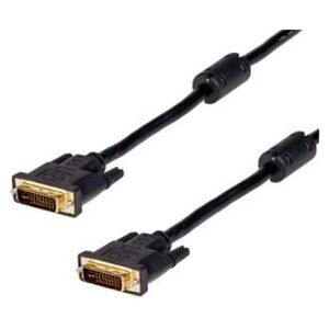 Kabel Akyga DVI-I - DVI-I 1.8m czarny (AK-AV-02)