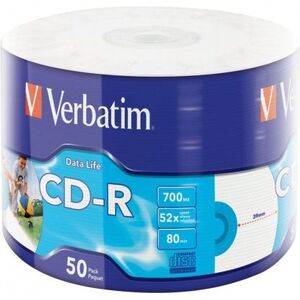 Verbatim CD-R 700 MB 52x 50 sztuk (43794)