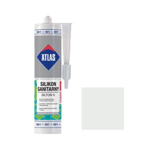 ATLAS Silikon sanitarny SILTON biały