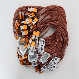 Kabel USB Omega USB-A - Lightning 1 m Pomarańczowy (OUFBBLO)