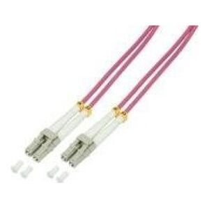 LogiLink Logilink - Patch- Cable - LC Multi- Mode (M) - LC Multi- Mode (M) - 2 m - glass fiber - 50/125 Micrometer - OM4 - halogen free (FP4LC02)