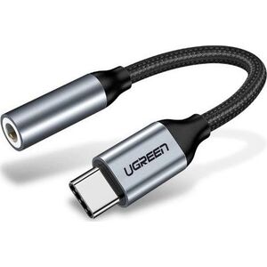 Adapter USB Ugreen USB-C - Jack 3.5mm Srebrny  (30632)