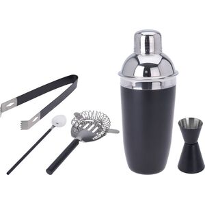 Excellent Houseware Zestaw barowy do drinków shaker miarka barmańska