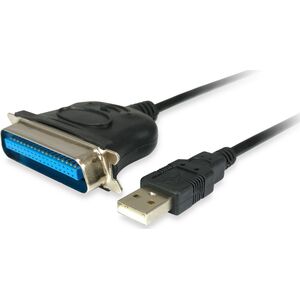 Equip Equip Adapterkabel USB St -> Parallel St 1.5M schwarz Poly