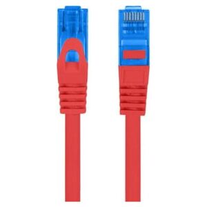Lanberg PATCHCORD KAT.6A S/FTP LSZH CCA 0.5M CZERWONY FLUKE PASSED LANBERG