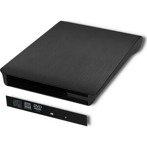 Kieszeń Qoltec na napęd CD/DVD SATA - USB 2.0 (51863)