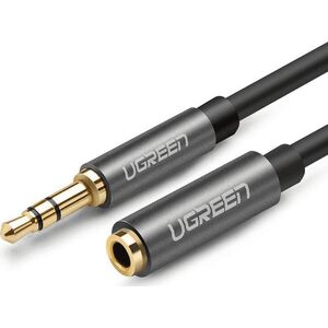 Kabel Ugreen Jack 3.5mm - Jack 3.5mm 3m czarny (UGR280SLV)