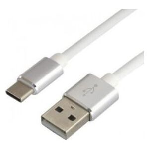 Kabel USB EverActive USB-A - USB-C 1.5 m Biały (CBS-1.5CW)