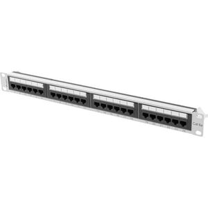 Lanberg Patch panel 1U 19" 24x RJ-45 kat.6A Szary (PPUA-1024-S)