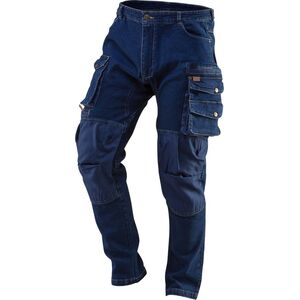 Neo Spodnie robocze DENIM, wzmocnienia na kolanach, rozmiar M