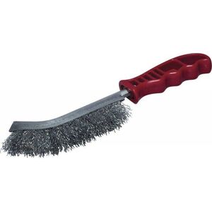 Wolfcraft SZCZOTKA RĘCZNA 1-RZĘDOWA 265 MM WOLFCRAFT - DRUT INOX WF2717000 WOLFCRAFT