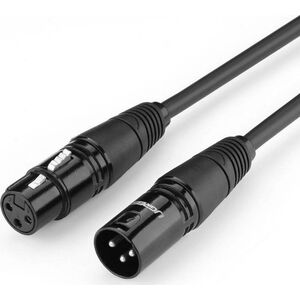 Kabel Ugreen Ugreen przedłużacz kabel audio przewód mikrofonowy do mikrofonu XLR (żeński) - XLR (męski) 3 m (AV130)
