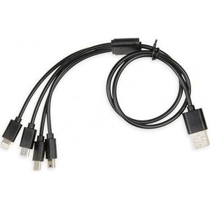 Kabel USB iBOX USB-A - Lightning 1.2 m Czarny (IKUM4W1CLR)