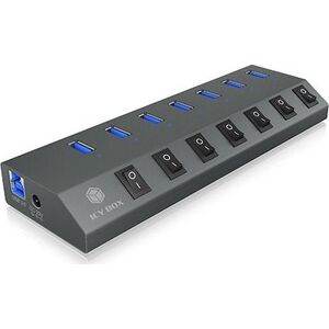 HUB USB Icy Box 7x USB-A 3.0 (IB-HUB1701-C3)