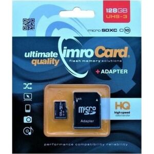Karta Imro MicroSDXC 128 GB Class 10 UHS-I/U3  (2_408394)