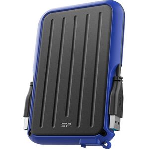 Dysk zewnętrzny HDD Silicon Power Armor A66 5TB Czarno-niebieski (SP050TBPHD66LS3B)