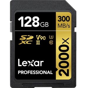 Karta Lexar Professional 2000x SDXC 128 GB Class 10 UHS-II/U3 V90 (LSD2000128G-BNNNG)