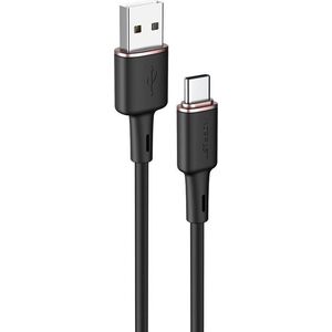 Kabel USB Acefast USB-A - USB-C 1.2 m Czarny (6974316280767)