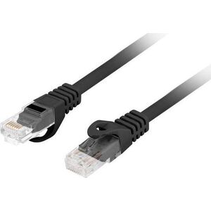 Lanberg PATCHCORD KAT.6 UTP LSZH CU 0.25M CZARNY FLUKE PASSED LANBERG
