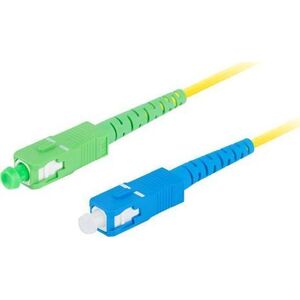 Lanberg PATCHCORD ŚWIATŁOWODOWY SM SC/APC-SC/UPC SIMPLEX 3.0MM LSZH G657A1 5M ŻÓŁTY LANBERG