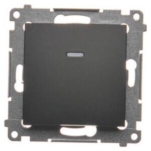 Kontakt-Simon Łącznik jednobiegunowy Kontakt Simon 54 DW1AL.01/49 z podświetleniem LED moduł 16AX, 250V~, zaciski śrubowe