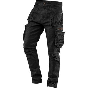 Neo Spodnie robocze 5-kieszeniowe DENIM, czarne, rozmiar S