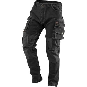 Neo Spodnie robocze DENIM, czarne, rozmiar XXL