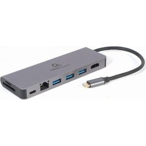 HUB USB Gembird I/O ADAPTER USB-C TO HDMI/USB3/5IN1 A-CM-COMBO5-05 GEMBIRD