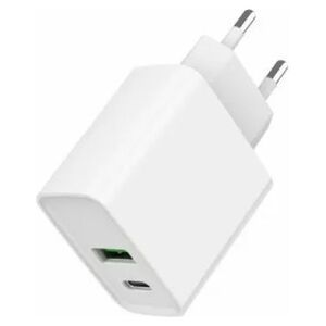 Ładowarka Gembird 1x USB-A 1x USB-C  (TA-UC-PDQC20-01-W)