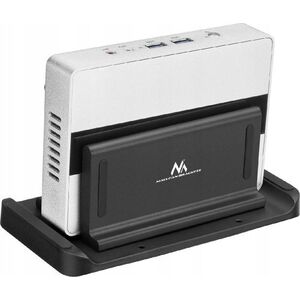 Maclean Uchwyt do terminala Thin-Client / mini PC Maclean czarny pasuje do uchwytów VESA wolnostojący MC-454