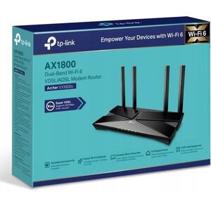 TP-Link TP-Link Archer VX1800v EasyMesh WiFi6 VDSL/ADSL router (AX1800,2,4GHz/5GHz,3xGbELAN,1xGbELAN/WAN,2xRJ11,4G LTE,1xUSB2.0)
