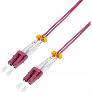 LogiLink LogiLink światłowód OM4 LC-LC 100m fioletowy