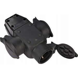 Brennenstuhl Brennenstuhl Kreuzverteiler Schuko-Gummikupplung 3x IP44