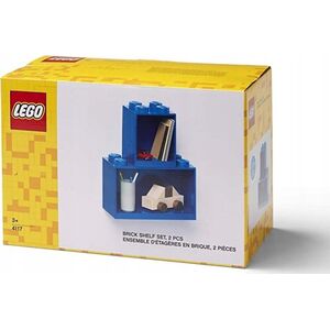Room Copenhagen Room Copenhagen LEGO Regal Brick Shelf 8+4, Set 41171731 (blue, 2 shelves)