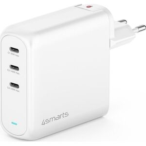 Ładowarka 4smarts 4smarts Ladegerät GaN Flex Pro 140W 3 USB-C, weiß