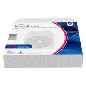 MediaRange Plastiktaschen Mini CD-R u. Mini DVD-R,50er Pack